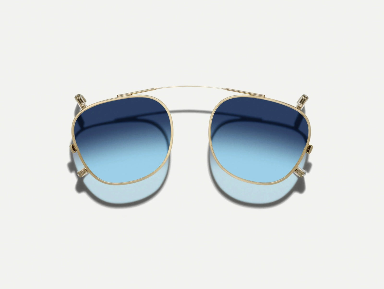 MOSCOT DAHVEN CLIP GOLD WITH CUSTOM MADE TINTS™