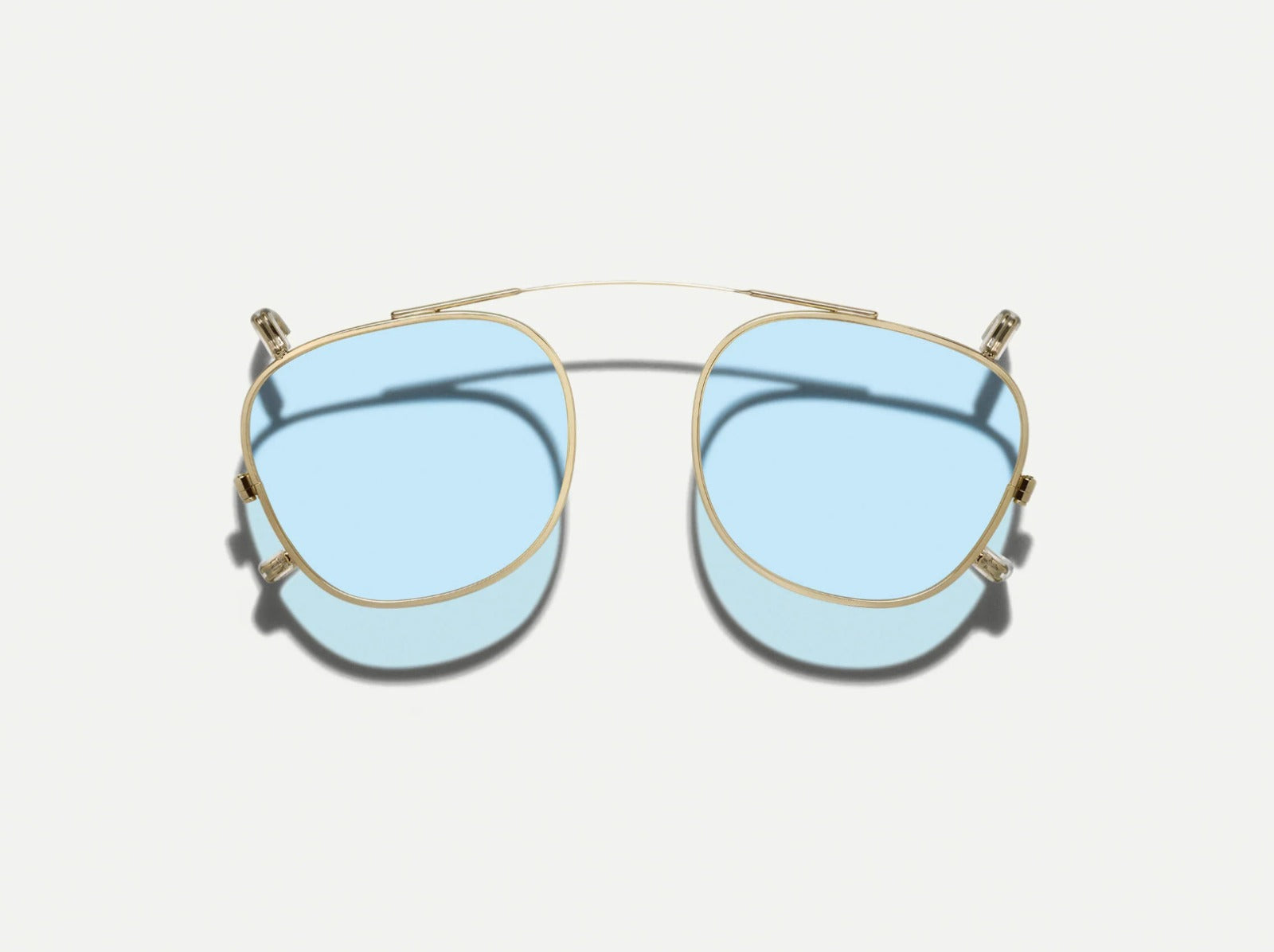 MOSCOT DAHVEN CLIP GOLD WITH CUSTOM MADE TINTS™