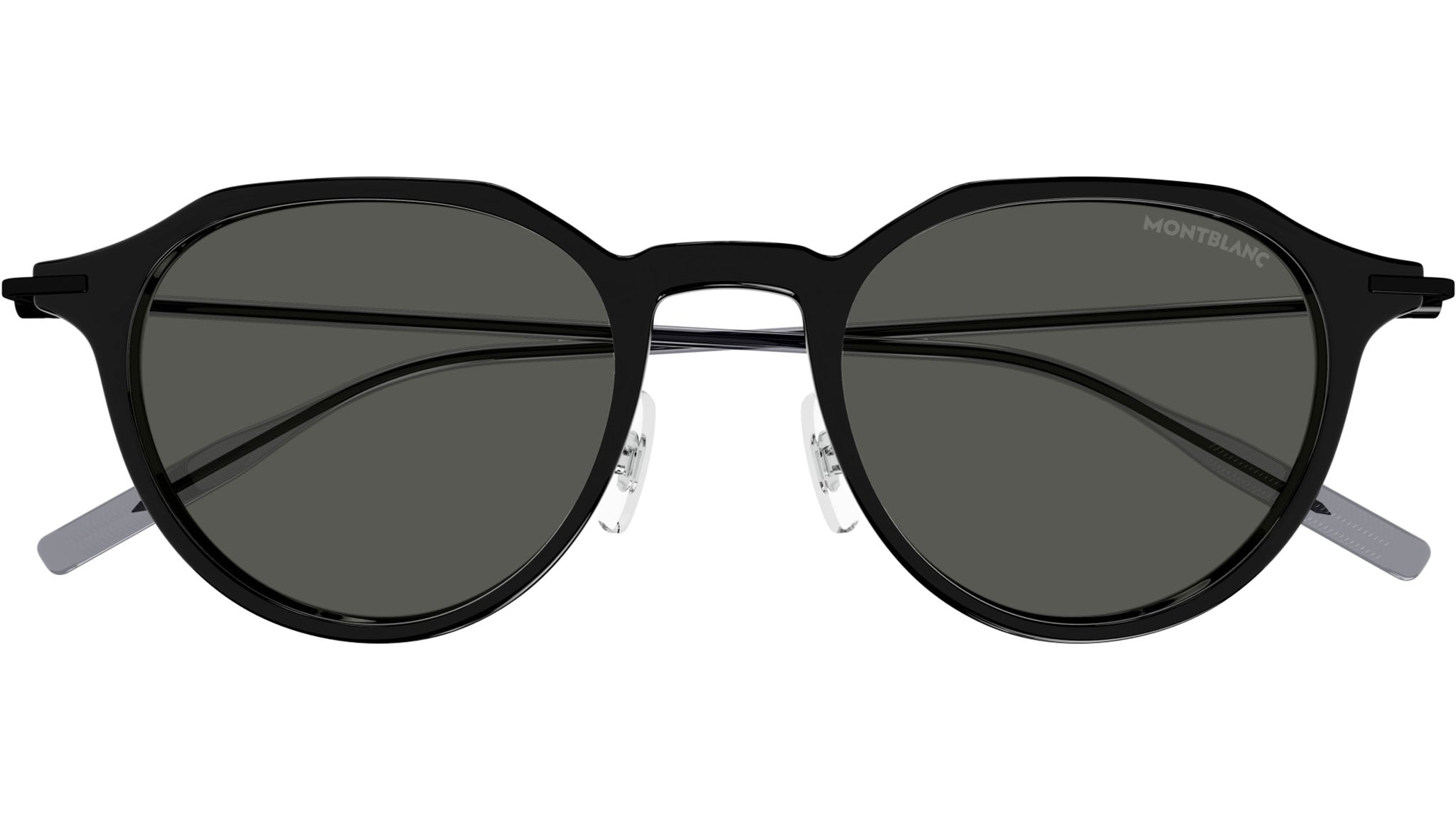 MB0355S 001 Shiny Black Grey