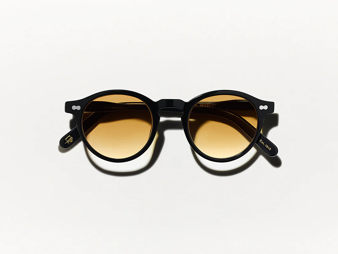 MOSCOT MILTZEN BLACK WITH CUSTOM MADE TINTS