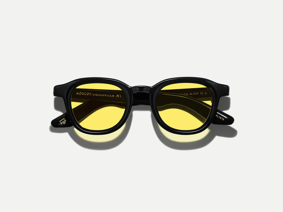 MOSCOT DAHVEN BLACK WITH CUSTOM MADE TINTS
