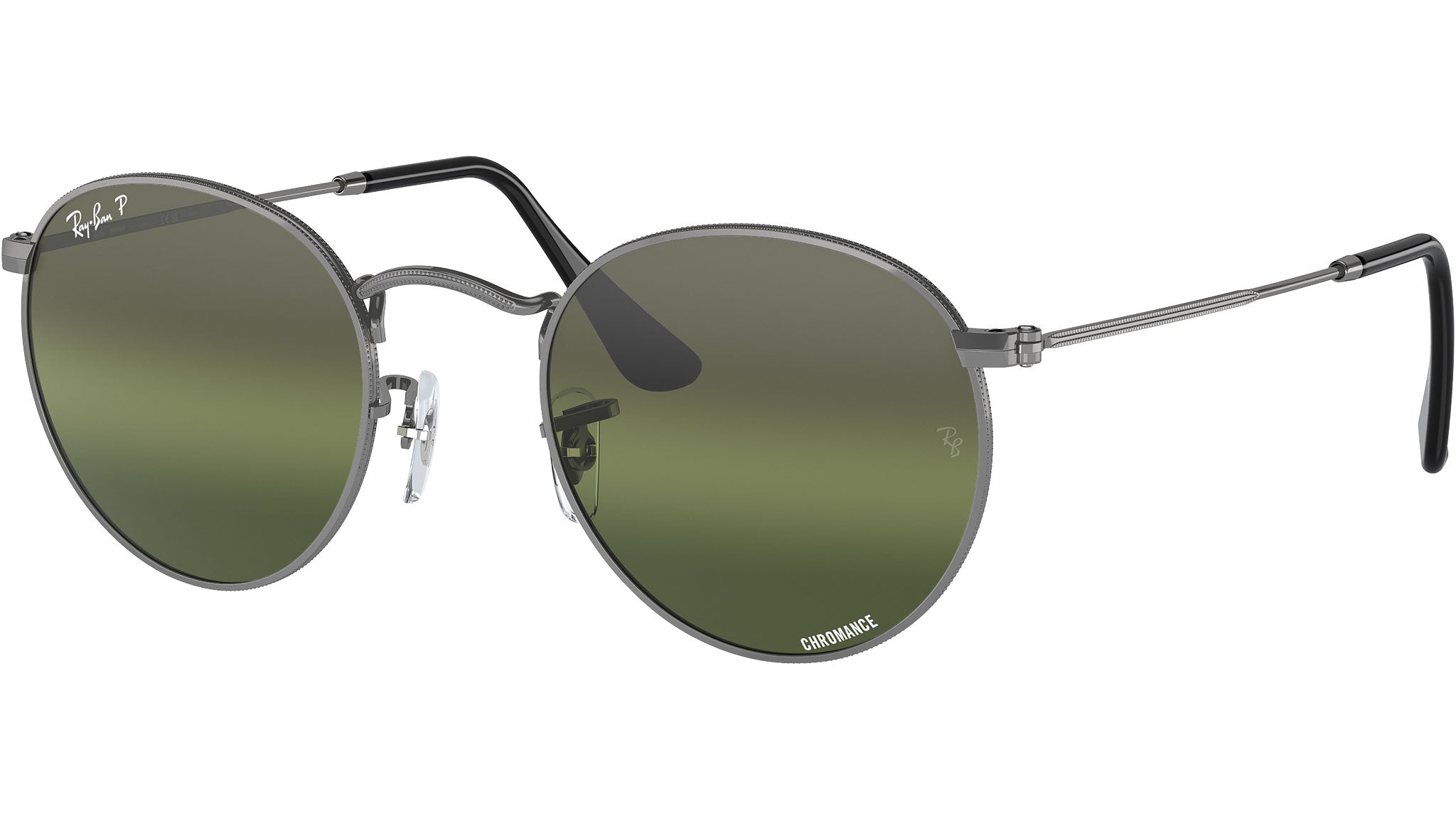 Round Metal RB3447 004/G4 Gunmetal