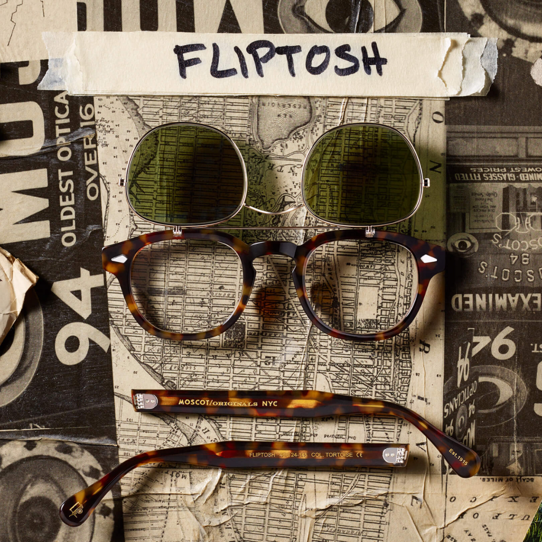 MOSCOT FLIPTOSH CUSTOM (lemtosh+ clip-on con lenti personalizzabili)