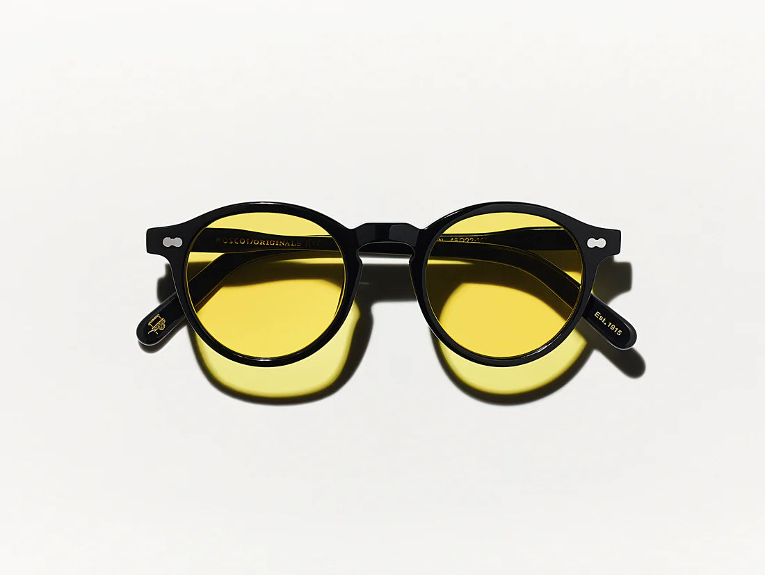 MOSCOT MILTZEN BLACK WITH CUSTOM MADE TINTS